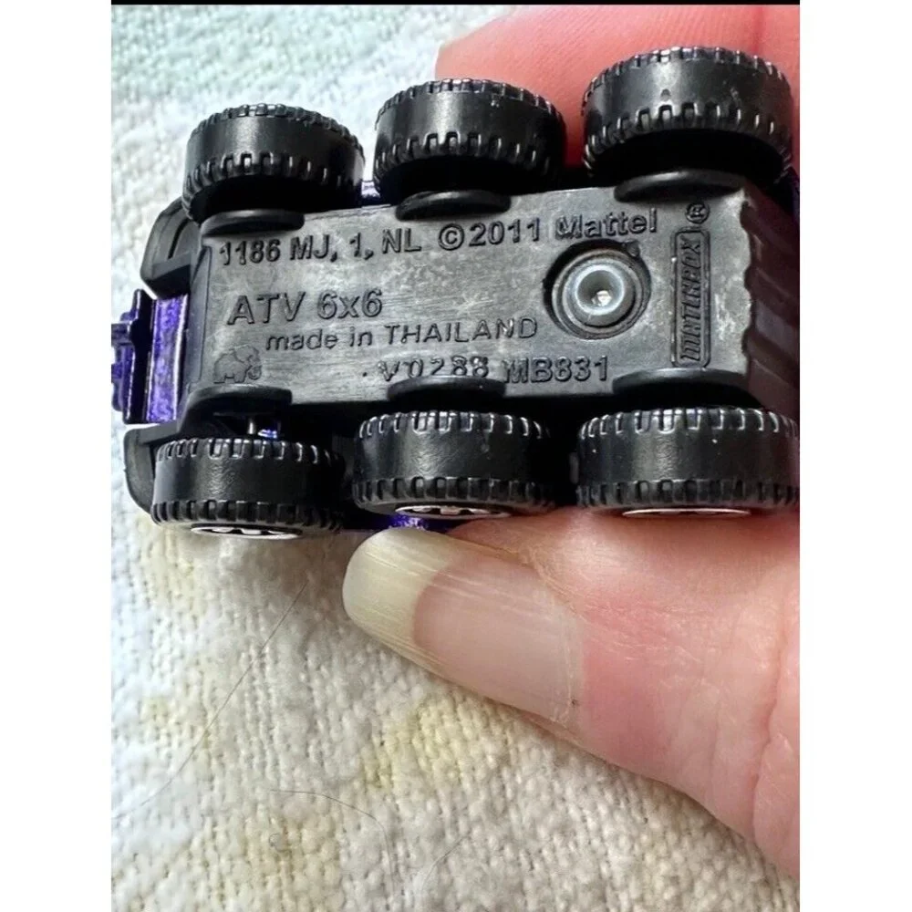 Matchbox Outdoor Sportsman ATV Micromachine 6x6 82/100 DieCast Metal 2010‎